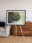 Windwritten Dunes, Brandberg Massif Framed & Mounted Print