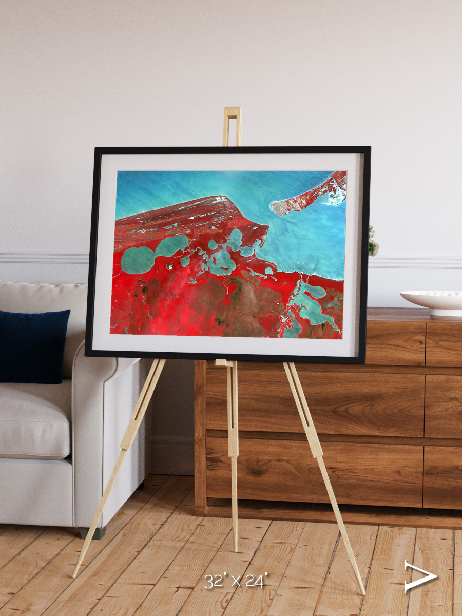 Remote Shores, Campeche Framed & Mounted Print