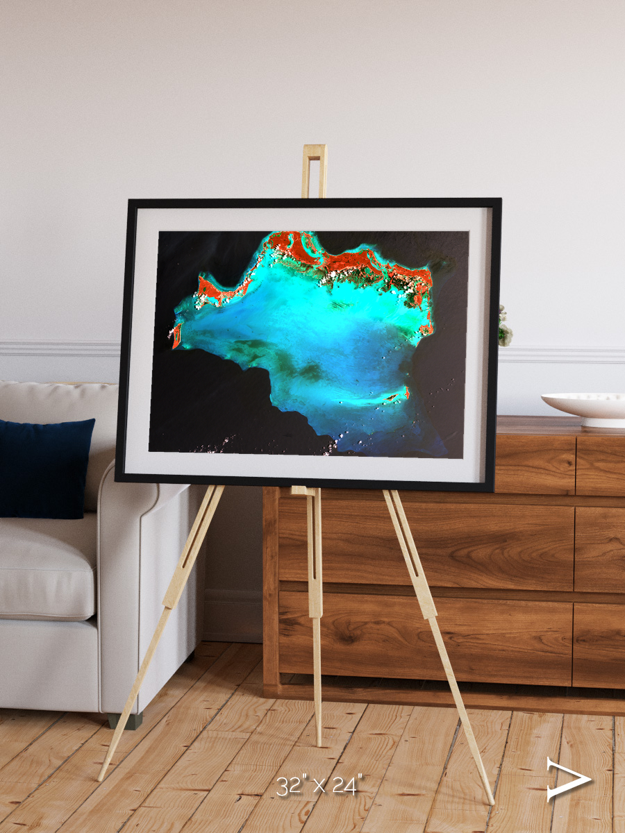 Arctic Outpost, Caribbean Luxury Framed & Mounted Print