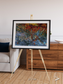 Geometric Fields, Eastern Kazakhstan Framed & Mounted Print