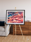 Fractured Earth, Western China Framed & Mounted Print