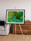 Linear Dunes, Florida Everglades Framed & Mounted Print