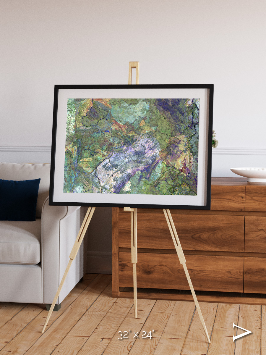 Sands in Motion, Great Sandy Desert Framed & Mounted Print