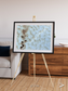 Wind Signatures, Karman Vortices Framed & Mounted Print