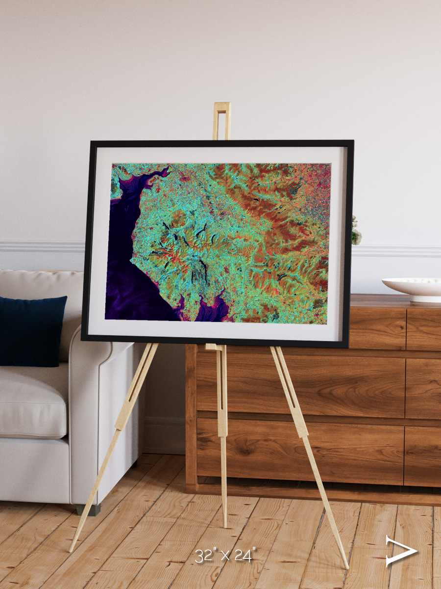 Polar Flow, Lake District Framed & Mounted Print
