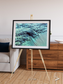 Ice River, Lambert Glacier Framed & Mounted Print