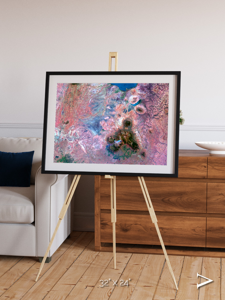 Highlands of Mulanje, Malawi Framed & Mounted Print