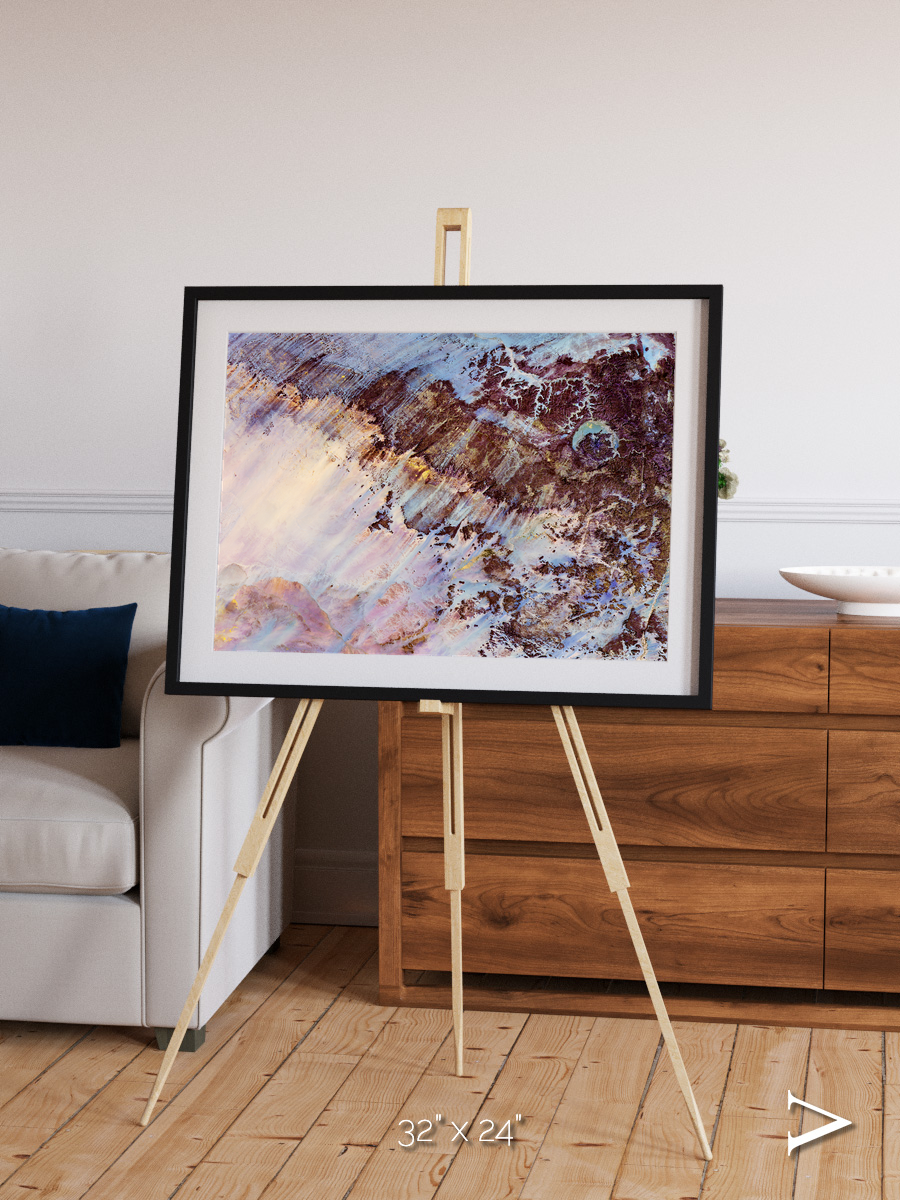 Storm and Stillness, Gweni-Fada Framed & Mounted Print