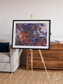 Geologic Tapestry, Asharah Fault Zone Framed & Mounted Print