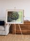 Windwritten Dunes, Brandberg Massif Framed & Mounted Print