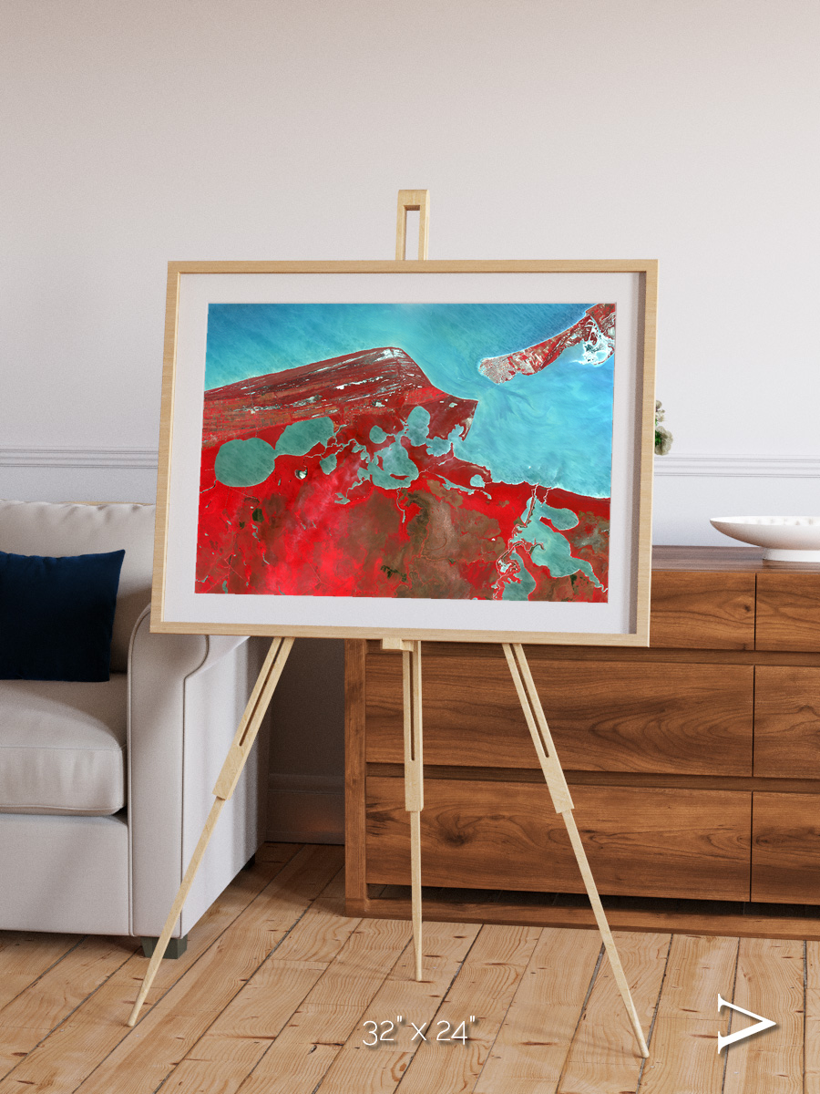 Remote Shores, Campeche Framed & Mounted Print