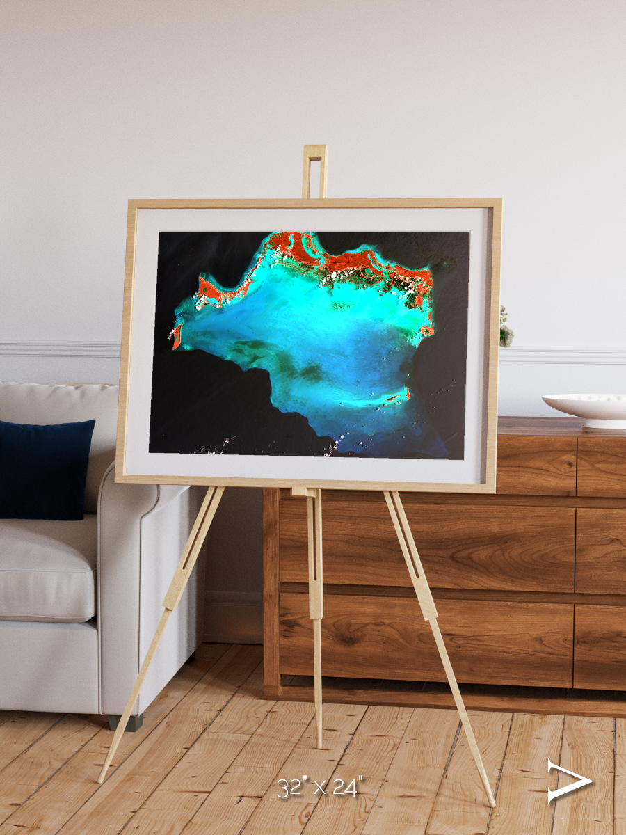 Arctic Outpost, Caribbean Luxury Framed & Mounted Print