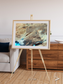 Saline Patterns, Dasht-e Kevir Framed & Mounted Print