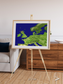 Arctic Outpost, Europe Framed & Mounted Print