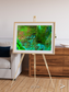 Linear Dunes, Florida Everglades Framed & Mounted Print