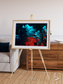 Island Sanctuary, Ghostly Grease Ice Framed & Mounted Print