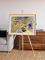 Salt Mirror, Great Salt Desert Framed & Mounted Print