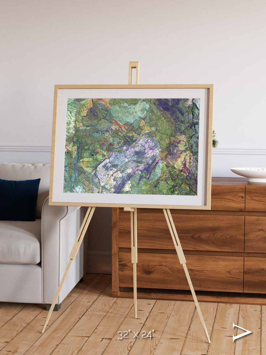 Sands in Motion, Great Sandy Desert Framed & Mounted Print