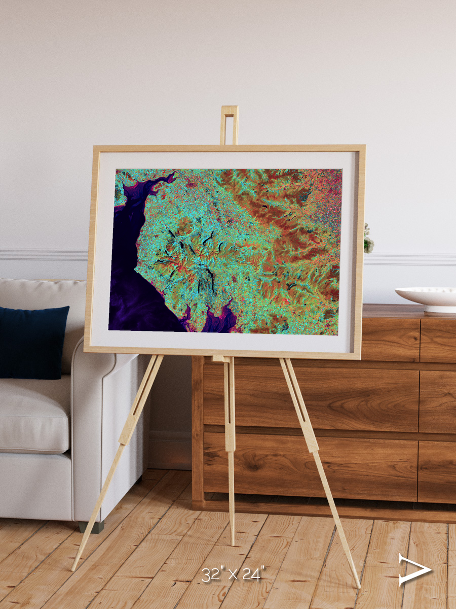 Polar Flow, Lake District Framed & Mounted Print