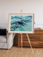 Ice River, Lambert Glacier Framed & Mounted Print