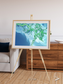 Arid Mosaic, Mississippi River Delta Framed & Mounted Print