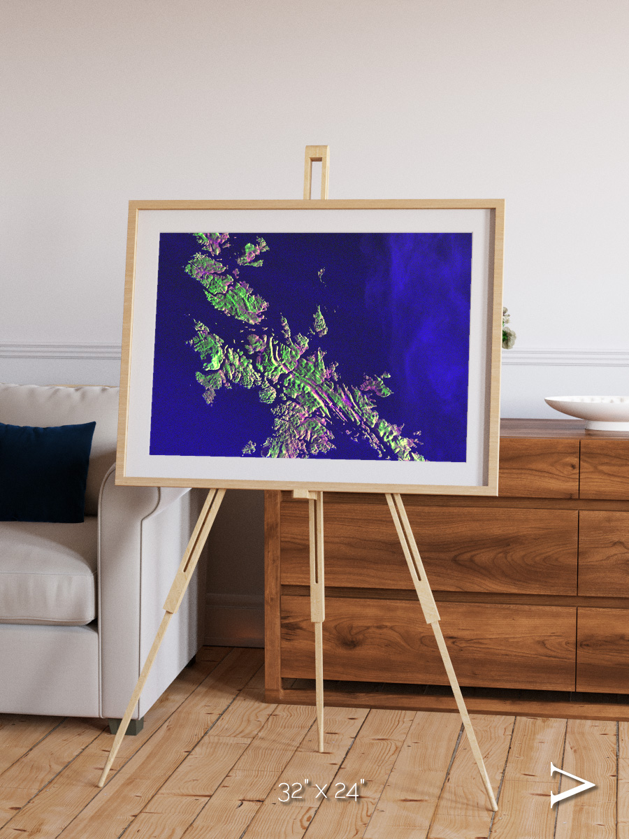 Remote Shores, Shetland Islands Framed & Mounted Print