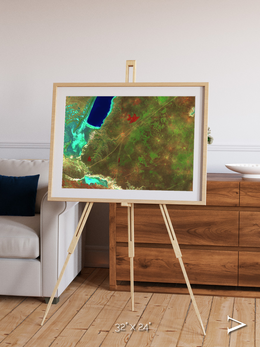 Ghost Waters, Sor Kaydak Framed & Mounted Print