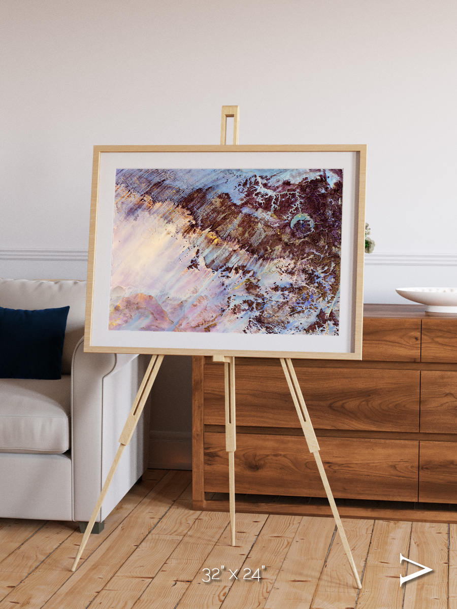 Storm and Stillness, Gweni-Fada Framed & Mounted Print