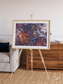 Geologic Tapestry, Asharah Fault Zone Framed & Mounted Print