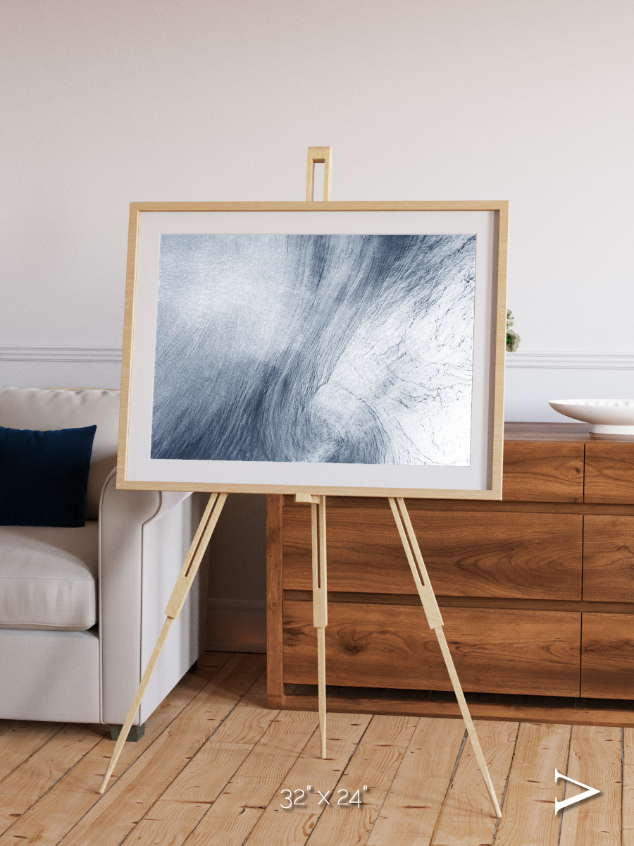 Wind Signatures, Whirlpool Cloud Framed & Mounted Print