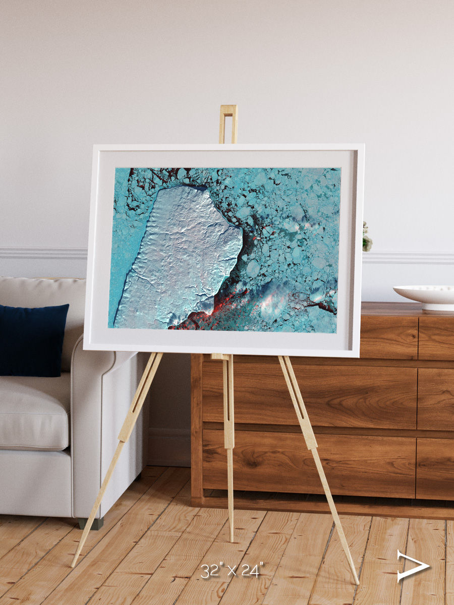 Island Sanctuary, Akpatok Island Framed & Mounted Print