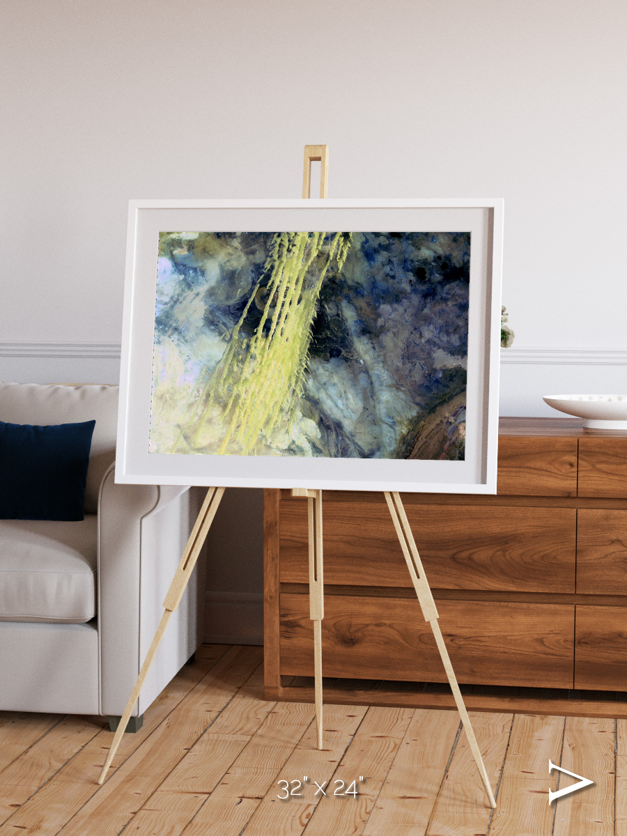 Shifting Sands, Algerian Abstract Framed & Mounted Print