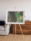 Channel Lines, Barreal Blanco Framed & Mounted Print