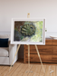Windwritten Dunes, Brandberg Massif Framed & Mounted Print
