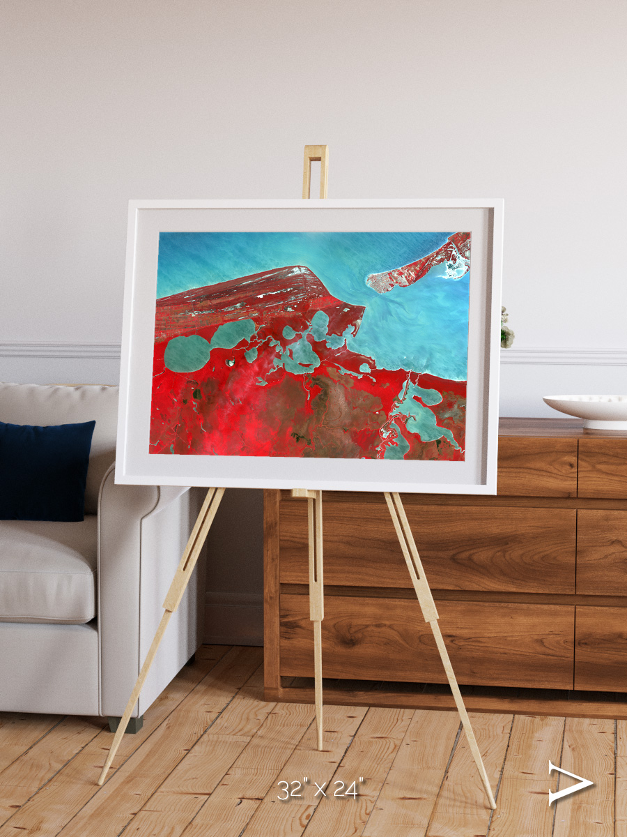 Remote Shores, Campeche Framed & Mounted Print