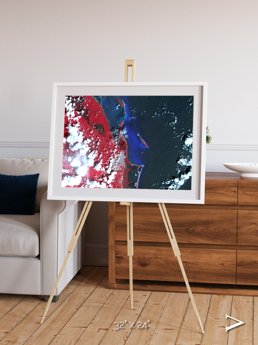 Living Edge, Cancun Framed & Mounted Print