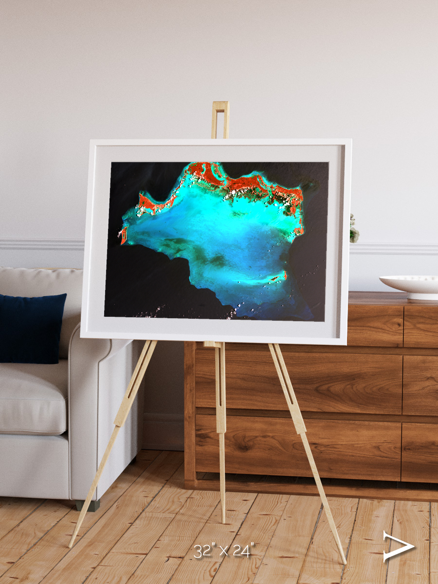 Arctic Outpost, Caribbean Luxury Framed & Mounted Print