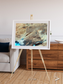 Saline Patterns, Dasht-e Kevir Framed & Mounted Print