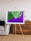 Delta Mosaic, Ganges River Delta Framed & Mounted Print