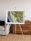 Channel Lines, Konari Iran Framed & Mounted Print