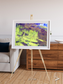 Lake Lines, Lake Amadeus Framed & Mounted Print