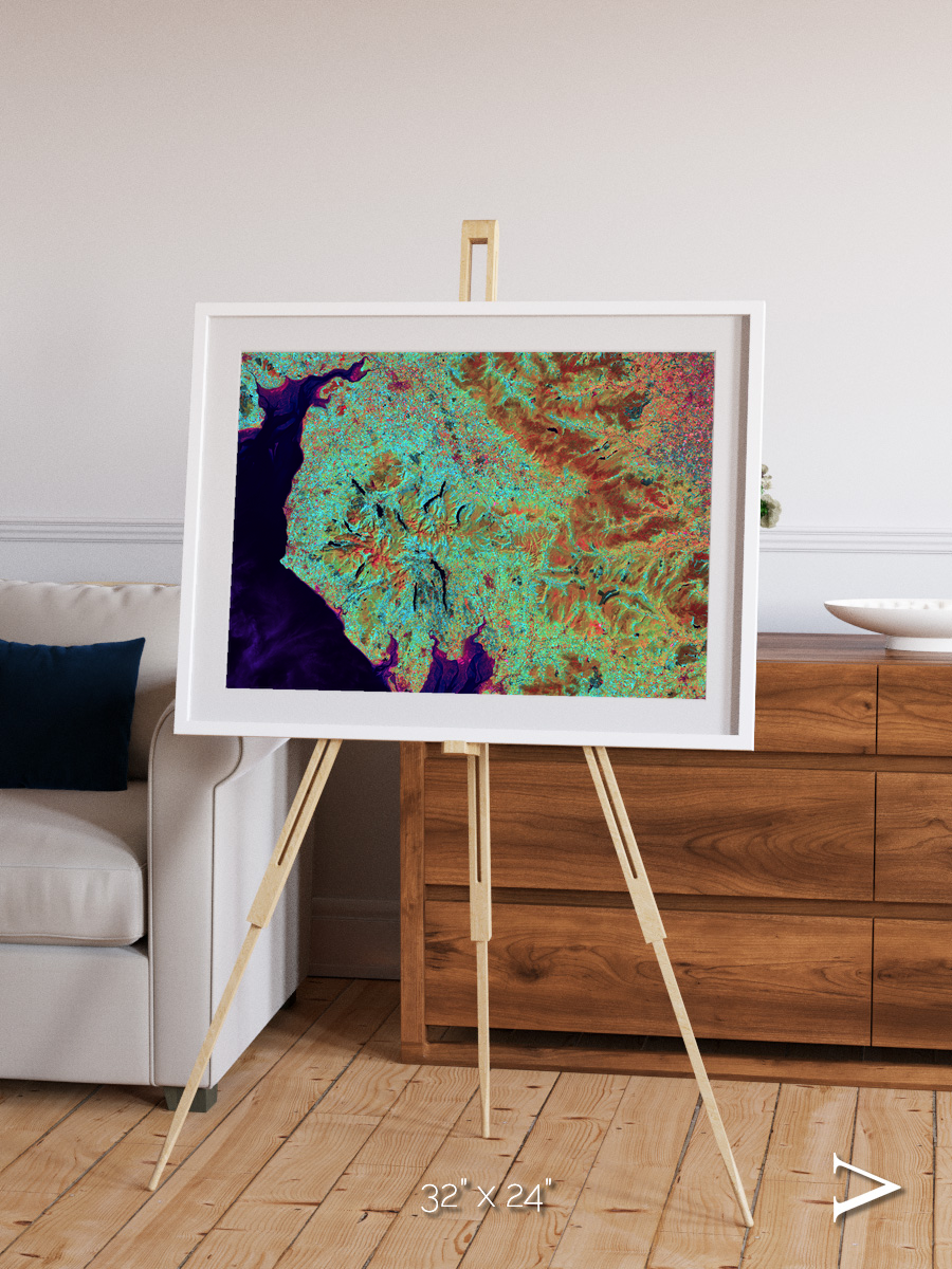 Polar Flow, Lake District Framed & Mounted Print