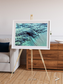 Ice River, Lambert Glacier Framed & Mounted Print