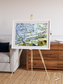 Islands in Blue, Niger River Framed & Mounted Print