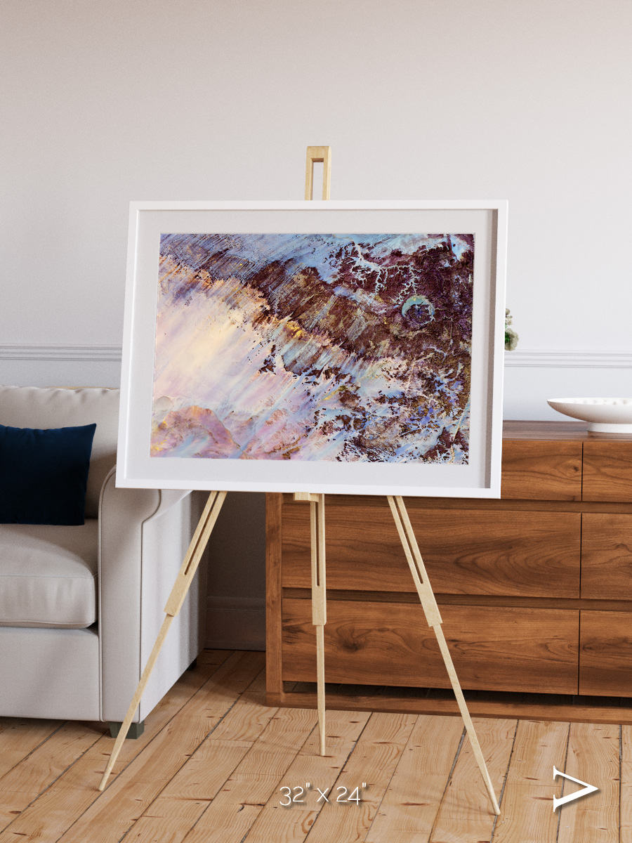 Storm and Stillness, Gweni-Fada Framed & Mounted Print