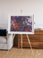 Geologic Tapestry, Asharah Fault Zone Framed & Mounted Print