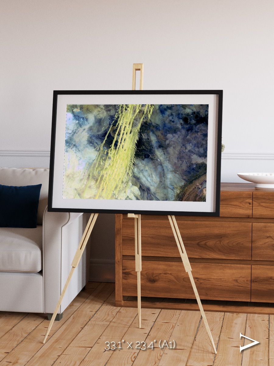 Shifting Sands, Algerian Abstract Framed & Mounted Print