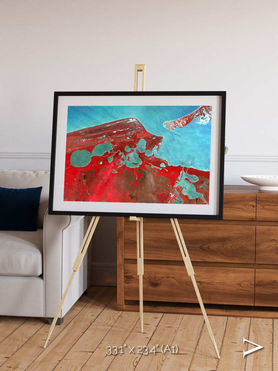 Remote Shores, Campeche Framed & Mounted Print
