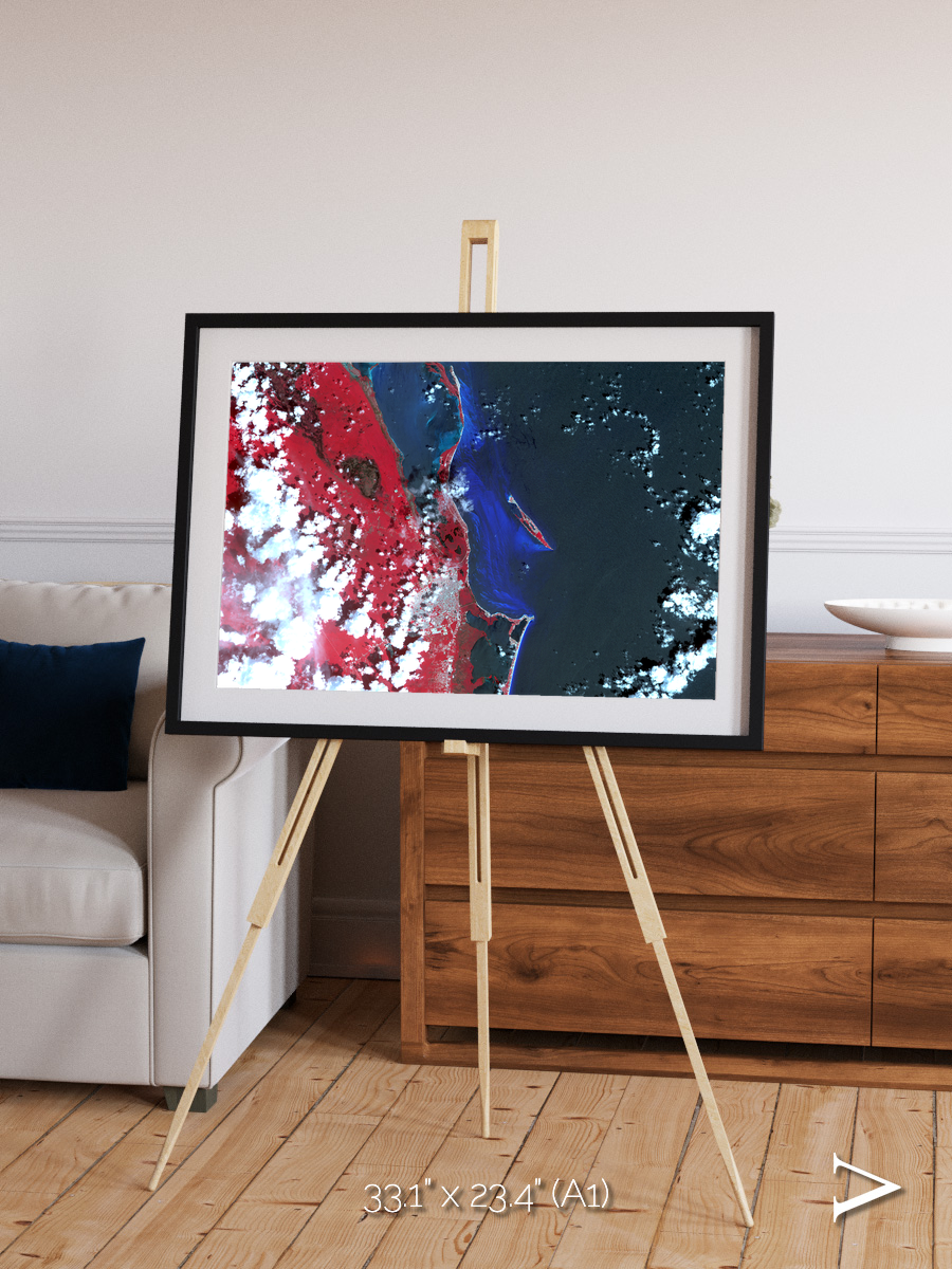 Living Edge, Cancun Framed & Mounted Print