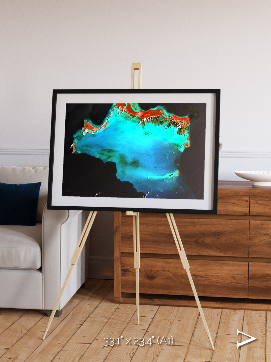 Arctic Outpost, Caribbean Luxury Framed & Mounted Print